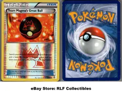 2015 Pokemon, Double Crisis, #31/34 Team Magma's Great Ball, Reverse Holo UC (b) - Image 1