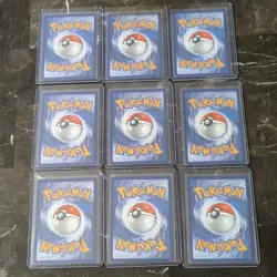 Nintendo Pokemon TCG Holo Starter 9 Card Lot Bulbasaur Charmander Squirtle Engl… - Image 2