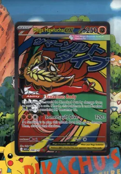 Pokemon TCG Mega Hawlucha ex 268/217 Ascended Heroes Illustration Rare NM/M - Image 1
