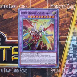 1x Armed Dragon Catapult Cannon - Super Rare - LED2-EN021 - 1st Ed - LP - Image 1