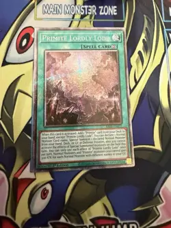 YUGIOH! PRIMITE LORDLY LODE STARLIGHT RARE NM RA05-EN072 - Image 1