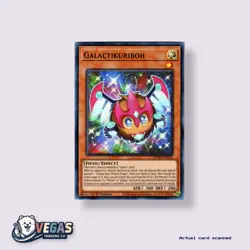 Yu-Gi-Oh! 1st Edition Galactikuriboh Super Rare Holo PHHY-EN003 NM - Image 1