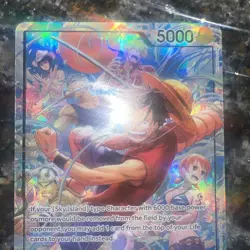 One Piece CCG Monkey.D.Luffy (OP15-098) (Alt Art) - Adventure on Kami's Island - Image 3