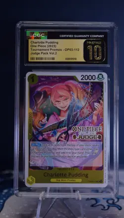 Charlotte Pudding OP03-112 Judge Promo CGC Pristine 10 One Piece - Image 1