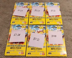 One Piece OP15 EB04 Adventure on Kami's Island Sleeved Boosters (Lot Of 6) 1D - Image 1