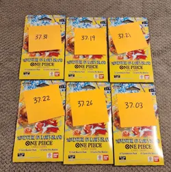 One Piece OP15 EB04 Adventure on Kami's Island Sleeved Boosters (Lot Of 6) 1A - Image 1