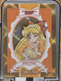 Sailor Moon Pretty Moon TCG Anime Waifu SSP Card Sailor Venus - Image 1