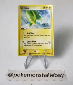 Electrike 52/100 - EX Crystal Guardian *EXC* STAMPED Reverse Holo Pokemon Card - Image 1