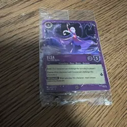 Disney Lorcana Elsa The Fifth Spirit Promo Card 6/p3 Glitter Foil Sealed - Image 3