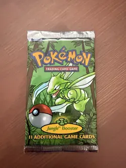 Pokemon Jungle Booster Pack by Wizards of the Coast, 11 Cards, Scyther, English - Image 1