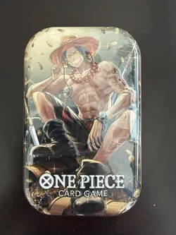 One Piece CCG Ace Character Deck Card Game Sealed Tin Collectible Trading Deck - Image 1