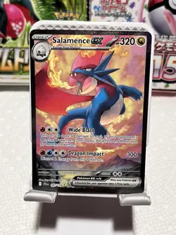 Salamence ex 187/159 Sv09: Journey Together SIR Pokemon TCG Card NM - Image 2