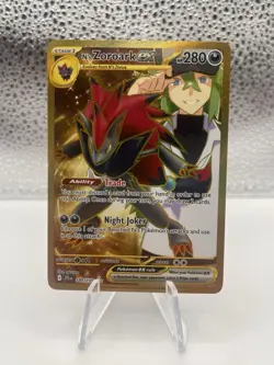 Pokemon TCG N's Zoroark EX Hyper Rare Holo Card 189/159 Sv09: Journey Together - Image 1