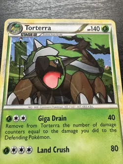 Torterra 10/95 Holo - HGSS Pokemon Card - NM - Image 2