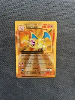 Pokemon Celebrations Charizard Ultra Premium Collection Gold Metal Card 4/102 - Image 1