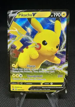 Pikachu V SWSH061 SWSH: Sword & Shield Promo Cards Holo - Image 1