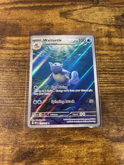 Pokemon TCG Wartortle 171/165 Scarlet & Violet 151 Illustration Rare Card - Image 1