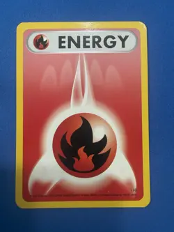 Funskool Fire Energy Pokemon TCG 2004 Card #10 - Image 1