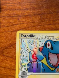 Pokemon TCG Totodile 67/101 [Reverse Holo, Stamped] Dragon Frontiers - Image 2