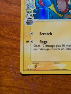 Pokemon TCG Totodile 67/101 [Reverse Holo, Stamped] Dragon Frontiers - Image 5