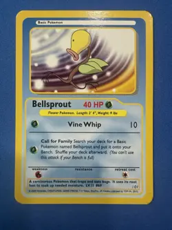 Funskool Bellsprout No.69 Pokemon TCG 40 HP 2004 English Regular Card - Image 1