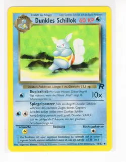 ~DE~ GERMAN Dunkles Schillok Dark Wartortle Rocket 46 Pokemon Card (Z1 - Image 1
