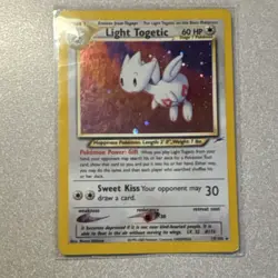 Light Togetic 15/105 Neo Destiny Holo Rare Unlimited Pokemon Card NM - Image 3