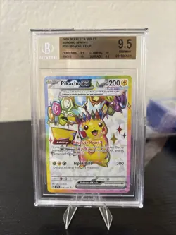 Pokemon Pikachu EX UR Surging Sparks #219/191 BGS 9.5 - Image 1
