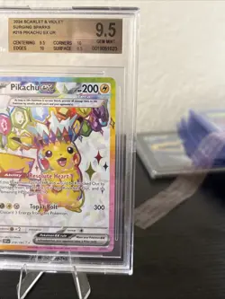 Pokemon Pikachu EX UR Surging Sparks #219/191 BGS 9.5 - Image 4