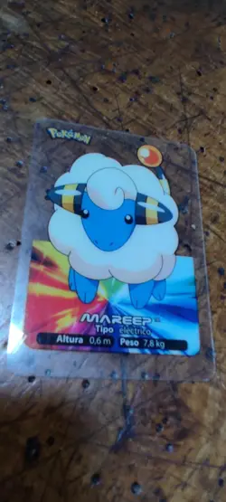 Mareep 027 Pokemon Lamincards Edibas - ESP - EXC - Image 1