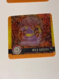 1999 Arbok Ekans 11 Pokemon Premier 3D Holographic Card #23 #24 Action Flipz - Image 1