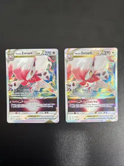 (2) Hisuian Zoroark VSTAR 147/196 Ultra Rare Lost Origin Pokemon NM 1124#155 - Image 1