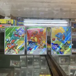 FIRST PARTNER ILLUSTRATION KANTO STARTERS CHARMANDER BULBASUR SQUIRTLE POKEMON - Image 1