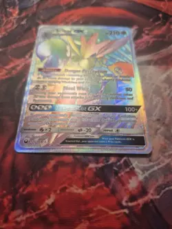 Pokemon TCG Scizor GX Rainbow Secret Rare 175/168 Celestial Storm LP/MP - Image 3