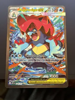 Pokemon TCG Ascended Heroes Mega Feraligatr EX 274/217 SIR Mint - Image 1