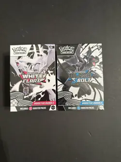 Pokemon Black Bolt & White Flare BOOSTER BUNDLE Set of 2! Factory Sealed - Image 1