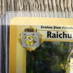 Pokemon Raichu Base Set Holo Rare 14/102 English 1999 Stage 1 80 HP - Image 5