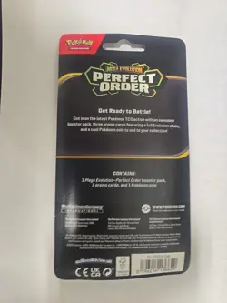 Pokemon Perfect Order Premium Checklane Blister Booster Pack Meganium Line - NEW - Image 2