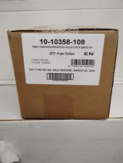 Pokemon First Partner Booster Collection Illustration Case of 6 Factory Sealed - Image 1