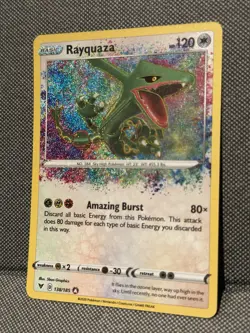 Pokemon TCG Rayquaza 138/185 SWSH04: Vivid Voltage Rare Holo | NM - Image 3