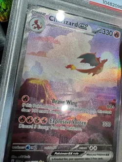 2023 Pokemon 151 Charizard EX 199/165 PSA 9 Mint Special Illustration Rare - Image 3