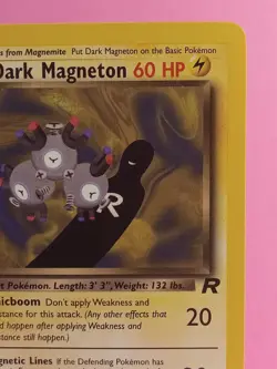 Pokemon TCG Dark Magneton 28/82 Team Rocket 1st Edition Regular Rare LP - Image 4
