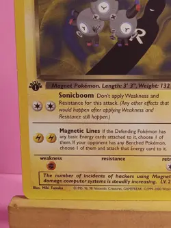 Pokemon TCG Dark Magneton 28/82 Team Rocket 1st Edition Regular Rare LP - Image 5