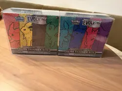 New Pokemon Evolving Skies Pokemon Center Elite Trainer Box PKC ETB Set Pair - Image 1