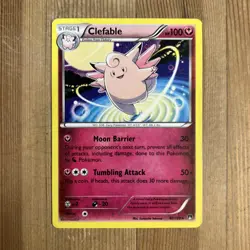 Pokemon TCG Clefable BREAKPoint 82/122 Regular Rare MP - Image 1