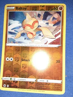 Pokemon BALTOY 070/159 - Crown Zenith - Rev Holo - - MINT - Image 1
