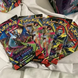 Pokemon Phantasmal Flames Sleeved Booster Pack x5 - Image 1