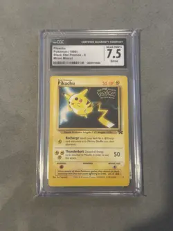 MISCUT ERROR First Movie WB Promo 4 Black Star WOTC Pokemon Card 1999 CGC 7.5 - Image 1