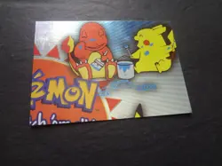 2000 Topps Pokemon Series 3 Silver Foil #P02 Puzzle Blue Logo 1st Edition Three - Image 1