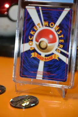 Pokemon TCG CGC 7 NM Heracross Gold, Silver, New World Japanese 1999 Holo - Image 2